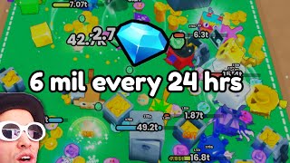 I Get 250K Diamonds per Hour With This Method in Pet Simulator 99 [upl. by Leahcir]