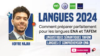 TAFEM et ENA  Langues et compréhension  Linguistique sémantique  QCM BLANC [upl. by Czarra530]