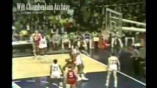 Wilt Chamberlain finger roll over Gus Johnson  1969 ASG Multiple camera angles [upl. by Talia]