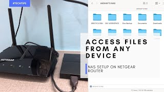 Share and Stream Files from any Device on your Home WiFi Network  NAS Setup On Router [upl. by Oicnevuj]