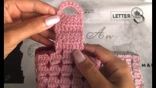 Cierre para botones en ganchillo Ojales botones a crochet [upl. by Ailis]