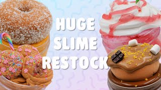 HUGE SLIME RESTOCK CHRISTMAS SLIMES SLIME COOKING KITS  ADVENT CALENDARS [upl. by Lessirg]