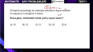 Sayı Problemleri Test 1 Soru 4 [upl. by Seldon]