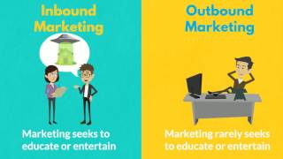 Difference between Inbound Marketing Vs Outbound Marketing [upl. by Nythsa976]