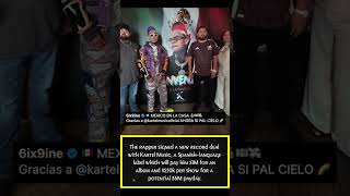 6ix9ines Massive Record Deal Has A Catch rapmusic rap 6ix9ine tekashi69 [upl. by Valentin]