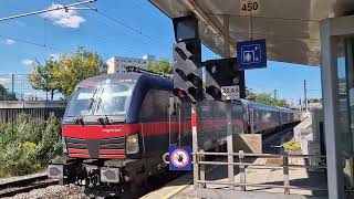 Einfahrt des nightjet 40425nightjet 469 am 11082024 in Wien Meidling [upl. by Nimajaneb]