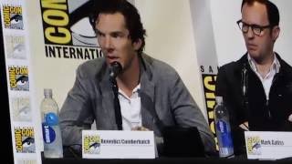 Sherlocks Best Man speech was the toughest monologue Benedict Cumberbatch SDCC 2016 [upl. by Ress87]