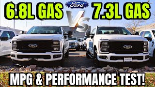 2024 Ford Super Duty 68L Gas VS 73L Gas MPG And Performance Comparison [upl. by Odanref]