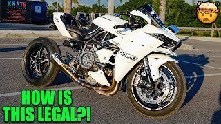 RIDING AN INSANE 300 HP NINJA H2 😳 Stage 3 [upl. by Delly]