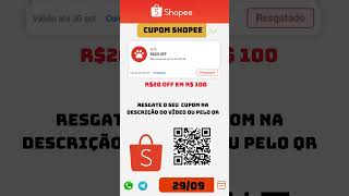 NOVO Cupom Shopee Setembro 2024 І Cupom de Desconto Shopee Setembro 2024 Cupom Shopee promoção [upl. by Edlyn]