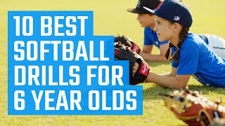 10 Best Softball Drills for 6 Year Olds  Fun Youth Softball Drills from the MOJO App [upl. by Furtek]