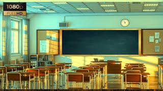 Classroom background video green screen Class room with board time laps animation free 1080P fullHD [upl. by Notgnirrab964]