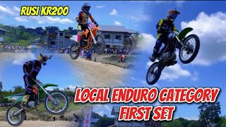 RUSI KR200 ang taas ng lipad  Local enduro category First set🏆🏁 [upl. by Aicul395]