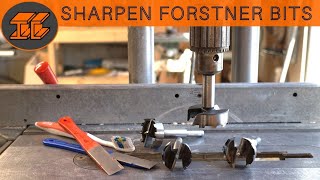 Woodworking Basics Sharpen Your Forstner Drill Bits [upl. by Halden]