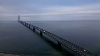 dji3 drone the Great Belt Bridge Denmark [upl. by Adriell]