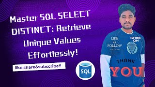 Master SQL SELECT DISTINCT Retrieve Unique Values Effortlessly [upl. by Wildon]