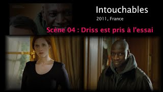 Intouchables Scène 04 Driss est pris à lessai At Philippes house French English subtitles [upl. by Assennev]