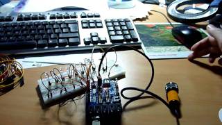 Arduino Infrared sensor and chase leds [upl. by Ojibbob]