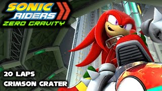 Sonic Riders Zero Gravity Crimson Crater 20 Laps [upl. by Korie]