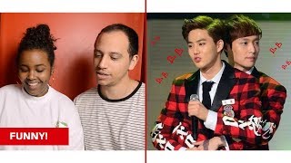 EXO SPEAKING ENGLISH COMPILATIONTRY NOT TO LAUGH CHALLENGE REACTION EXO REACTION [upl. by Wrigley248]