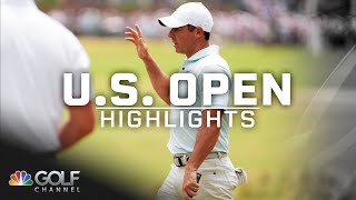 2024 US Open Highlights Rory McIlroy starts final round strong with birdie  Golf Channel [upl. by Krause]