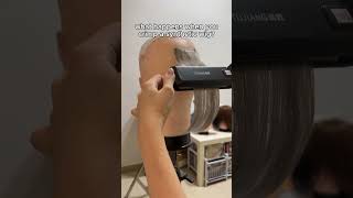 did you know wigs make this sound when youre crimping it learn more from our crimping tutorial [upl. by Franny]