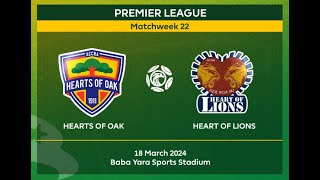 Live  Hearts of Oak vs Heart of Lions  PreMatch Studio Discussions  Max TV [upl. by May]