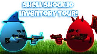 Azbr Gamer Shell Shockers Inventory Tour [upl. by Asemaj110]