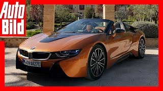 BMW i8 Roadster 2018  Erste Fahrt  Review  Test [upl. by Onabru]