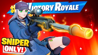 The SNIPER ONLY Challenge In Fortnite [upl. by Jeremy]