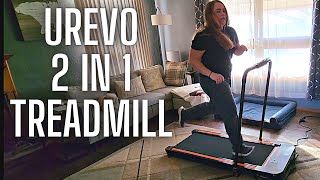 UREVO 2 in 1 Under Desk Treadmill [upl. by Giles193]