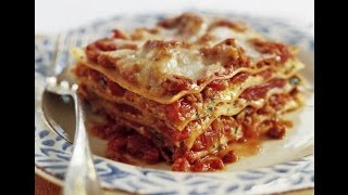 Lasagna Recipe ESPANOL and ENGLISH [upl. by Nosittam45]