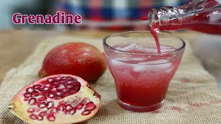 Non Alcoholic Grenadine  How to make Grenadine Syrup  Cocktail Syrup Recipe  UtterasKitchen [upl. by Astiram]