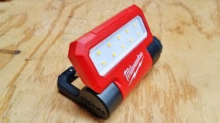 Milwaukee USB Rover Pivoting LED Floodlight Review [upl. by Bashuk797]