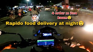 Nighttime Food Delivery A Rapido Experience [upl. by Anaihr]