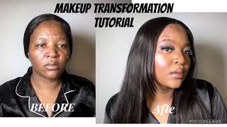 Soft Glam Makeup Tutorial  For Beginners  For Black Woman makeup tutorial softglam [upl. by Haniraz]