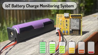 IoT Based Battery Monitoring System  DIY LiPoLithiumion Battery Charger with BMS [upl. by Lazaro142]