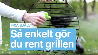 Gör rent grillgallret utan krångel eller specialmedel [upl. by Idur]