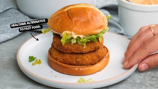 Air Fryer Crispy Chicken Sandwich  But Healthy [upl. by Zara]