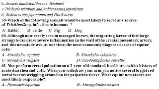 Quiz MCQtrue or false in Parasitic Nematodes p 1 [upl. by Ait]