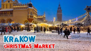 JARMARK BOŻONARODZENIOWY KRAKÓW 2023 🎄 Tłumy kolejki i drożyzna💰 Krakow Poland Christmas Market [upl. by Anaila]