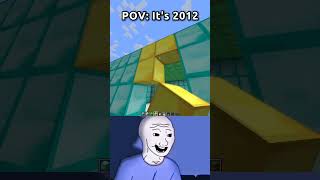 Minecraft POV 2012 or POV 2024  short shortviral trending youtube minecraftmeme IMTechno [upl. by Arlena346]