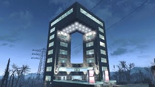 Fallout 4 Settlement Building  Abernathy Farm  Best Mods  Wonderfull Skyscraper [upl. by Eiramyelhsa]