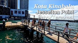 Kota Kinabalu 亚庇 코타 키나발루 Jesselton Point🤩Ferry Terminal to Labuan beautiful islands at Marine Park❤️ [upl. by Tterrej]