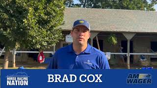 Jim Dandy trio Trainer Brad Cox talks Angel of Empire Hit Show amp Saudi Crown [upl. by Aimat]