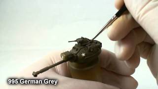 Painting the M48A3 Patton Tank VBX04 from Battlefront Miniatures [upl. by Marissa]