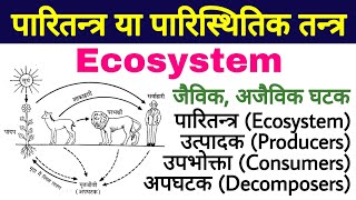 पारितंत्र या पारिस्थितिक तंत्र  ecosystem  types of ecosystem  paritantra  paristhitiki tantra [upl. by Rednaskela]