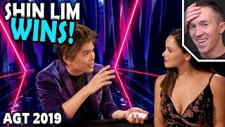 Magician REACTS to Shin Lim WINNING on AGT The Champions 2019 [upl. by Anatnahs895]