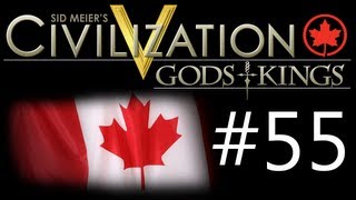 Civilization 5 Gods amp Kings  Canada ep 55 quotWAR 10Manyquot [upl. by Faires]