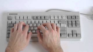 Realforce 87u Typing Test 55g Topre  KeyChattercom [upl. by Annaeg688]